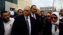 وزيرة الصحة تتفقد مستشفى بورفؤاد استعدادا لتطبيق التأمين الصحي