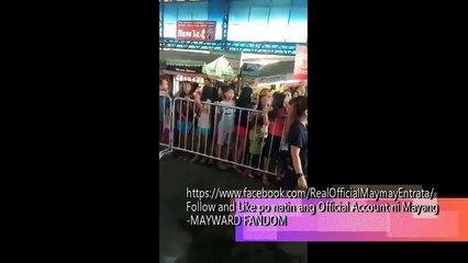 Live Video Feed ni Maymay sa ARIEL Photoshoot with Fans @ Batasan Hills
