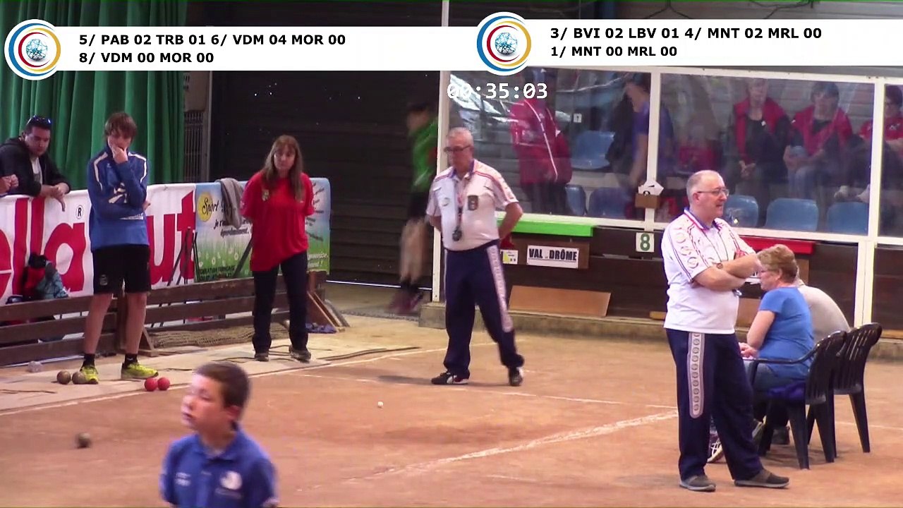 Second tour, double, point et tir de précision, demi-finales,  France Clubs Jeunes, Eybens 2019