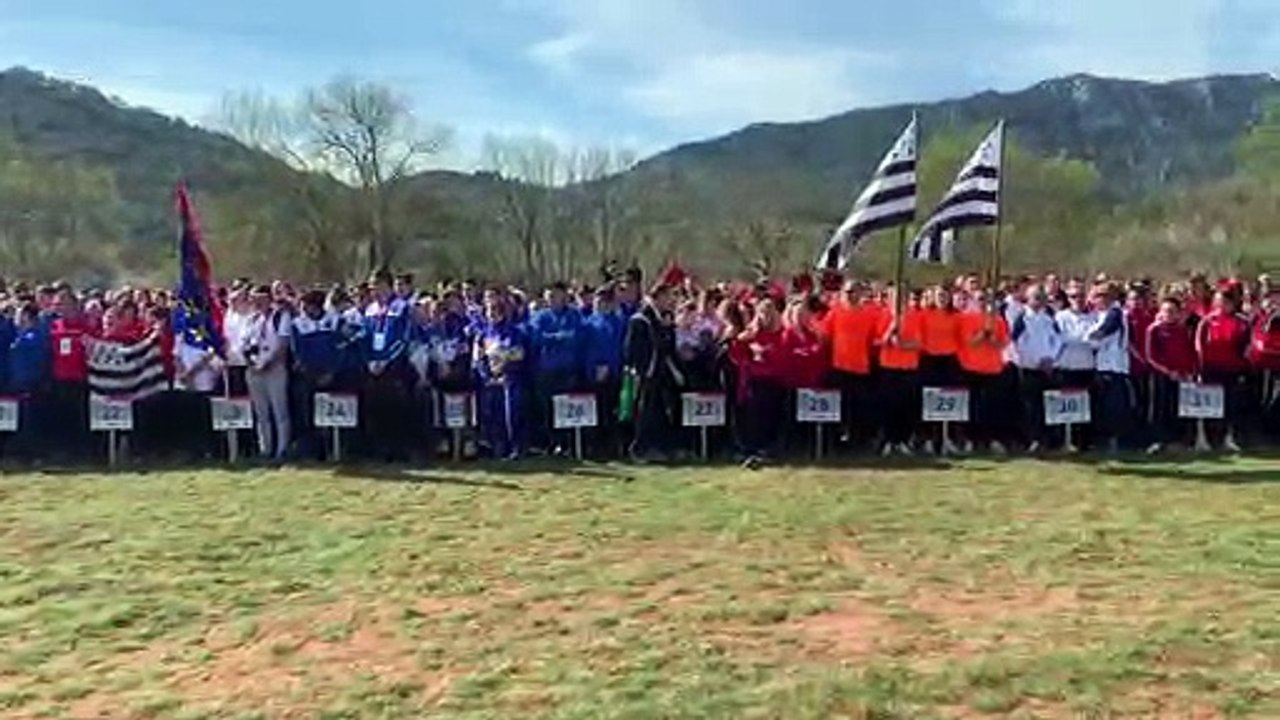 Clermont-l'Hérault : cross national des sapeurs-pompiers