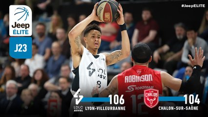 Jeep® ÉLITE : Lyon-Villeurbanne vs Chalon-sur-Saône (J23)