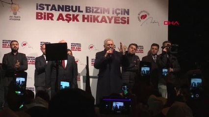 Binali Yıldırım Ataşehir'de Servisçilere Hitap Etti