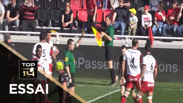 TOP 14 - Essai de PENALITE (RCT) - Lyon - Toulon - J20 - Saison 2018/2019