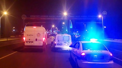 Saman yüklü kamyonun dorsesi trafik levhasına çarptı - MALATYA
