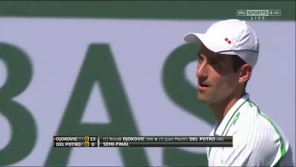 Del Potro vs Djokovic Indian Wells 2013