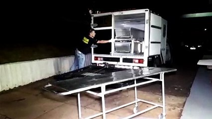 Corpo do motociclista que morreu em colisão frontal é trazido ao IML