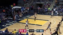 Alize Johnson rises up and throws it down