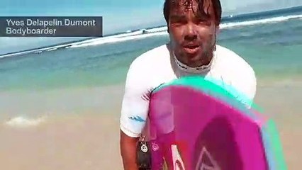 Sharks and surfers vie for control of the waters of Reunion