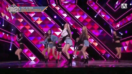 [ENG] LOONA Odd Eye Circle MCountdown Backstage (171015)