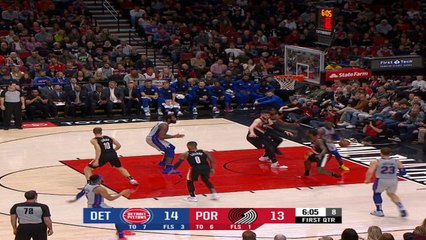 Detroit Pistons at Portland Trailblazers Raw Recap