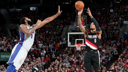 NBA : Ça sent bon pour Portland contre Detroit