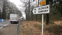 Alençon-Médavy : les préparatifs sur l’aire d’arrivée