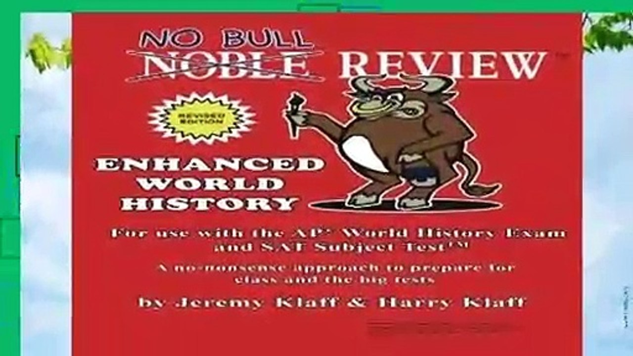 Full E-book  No Bull Review - For Use with the AP World History Exam and SAT Subject Test