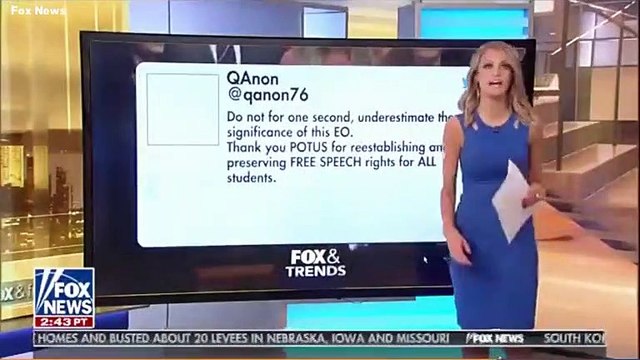 Fox News Reporter Quotes Tweet From QAnon-Related Account On Air