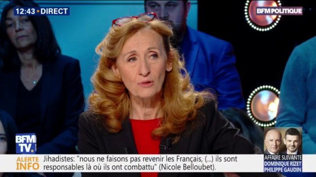 Nicole Belloubet rappelle qu' un recrutement de 10.000 policiers supplémentaires a été annoncé