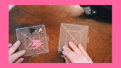 Mini Perler Beads Flamingo