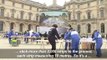 French artist JR surrounds Louvre Pyramid with giant collage