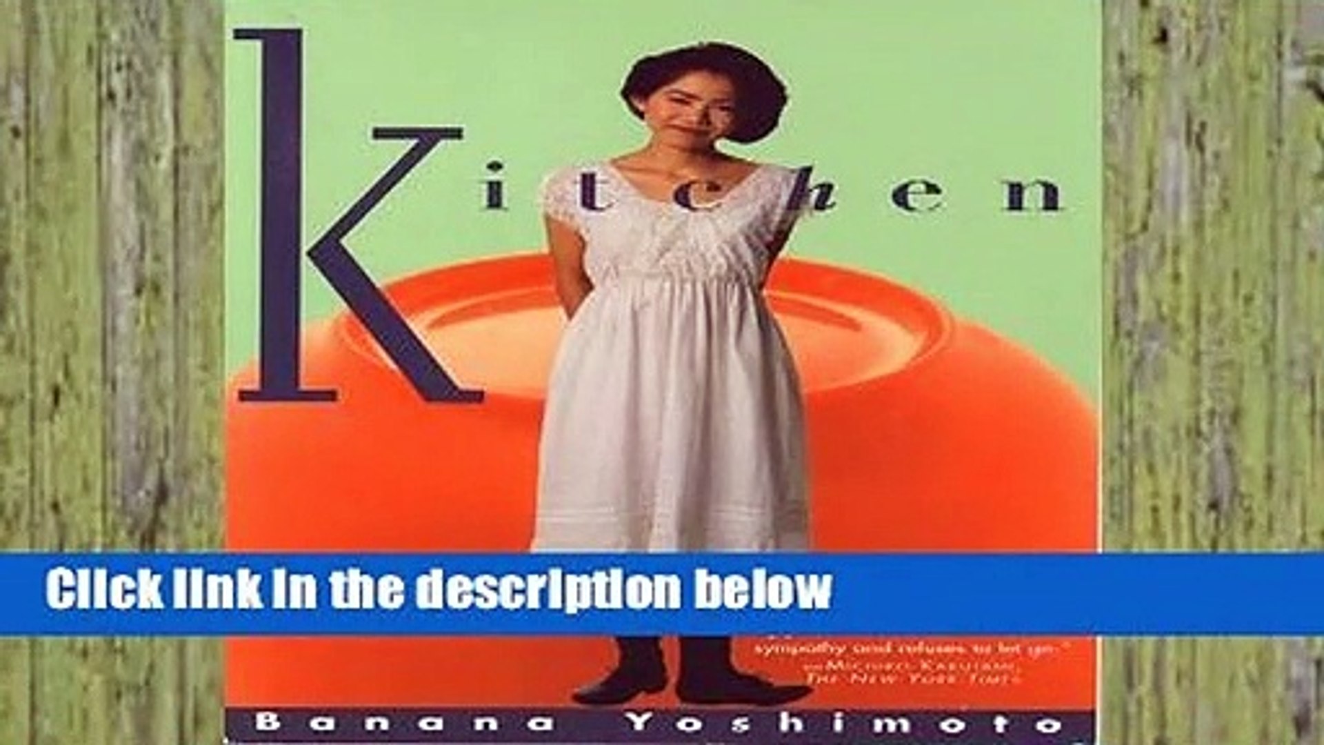 Library Kitchen Banana Yoshimoto Video Dailymotion