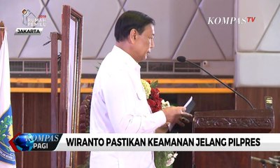 Wiranto Pastikan Keamanan Jelang Pilpres