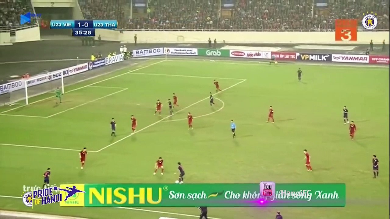 Quang Hải và màn trình diễn siêu hạng trong trận đấu giữa U23 Việt Nam và U23 Thái Lan | HANOI FC