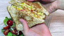 Omelette Sandwich   أومليط سندويتش ، سريع و صحي  حضريه في دقائق 