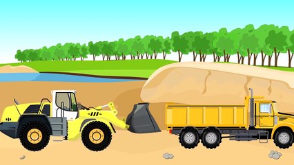 Construction Machinery For Baby | Excavator Street Vehicles | Bajki Koparki Dzieci