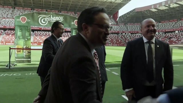 Comida de Presidentes en la Previa del Derbi Asturiano en El Molinón