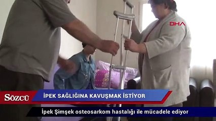 Okula gitmek isteyen İpek, hayırseverlerden yardım bekliyor