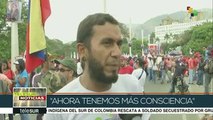 Venezolanos marchan en repudio a la intervención estadounidense