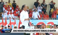 Jokowi Awali Kampanye Terbuka di Kota Serang