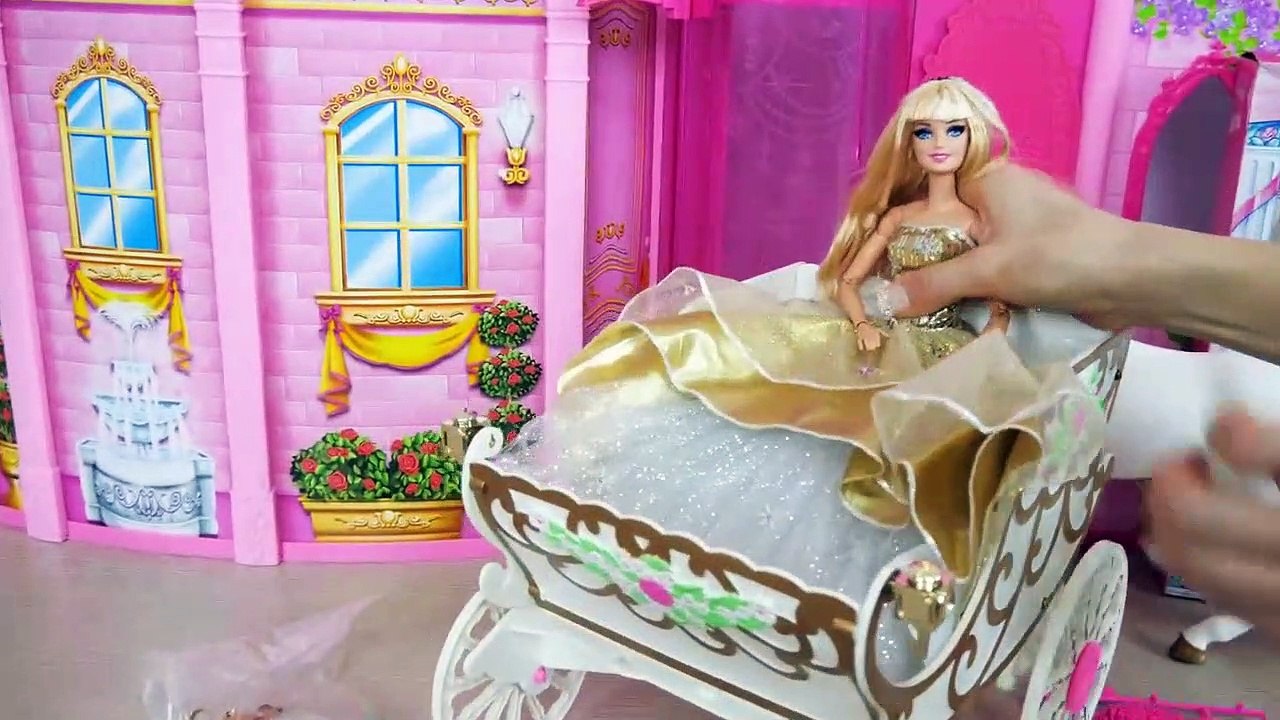 Cendrillon Princesse voiture de Mariage Prinzessin Hochzeitskutsche Voiture de mariage Boneka Putri