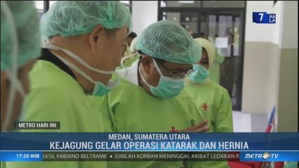 Kejagung Gelar Operasi Katarak dan Hernia Gratis di Medan