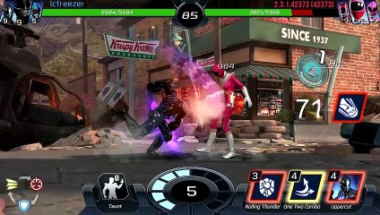 02 Power Rangers Legacy Wars - Zack 2017 Slow Motion B