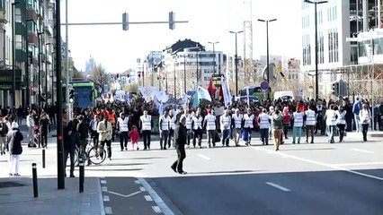 Belçika'da Irkçılığa ve Ayrımcılığa Karşı Gösteri