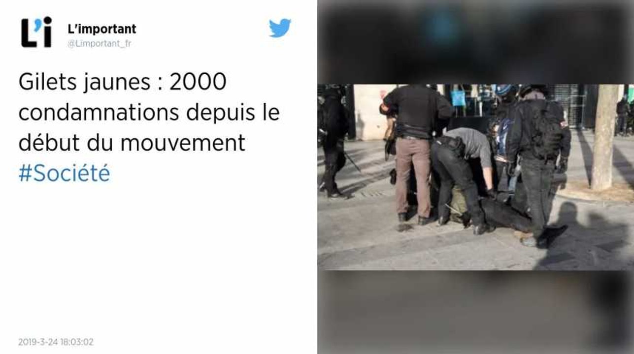 Gilets jaunes. 2 000 condamnations, 8 700 garde...