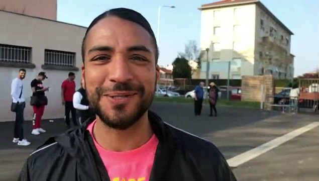 R3 (15ème journée) - Akram RIZK réagit après la victoire de l’ES TRINITE contre le CALUIRE SC