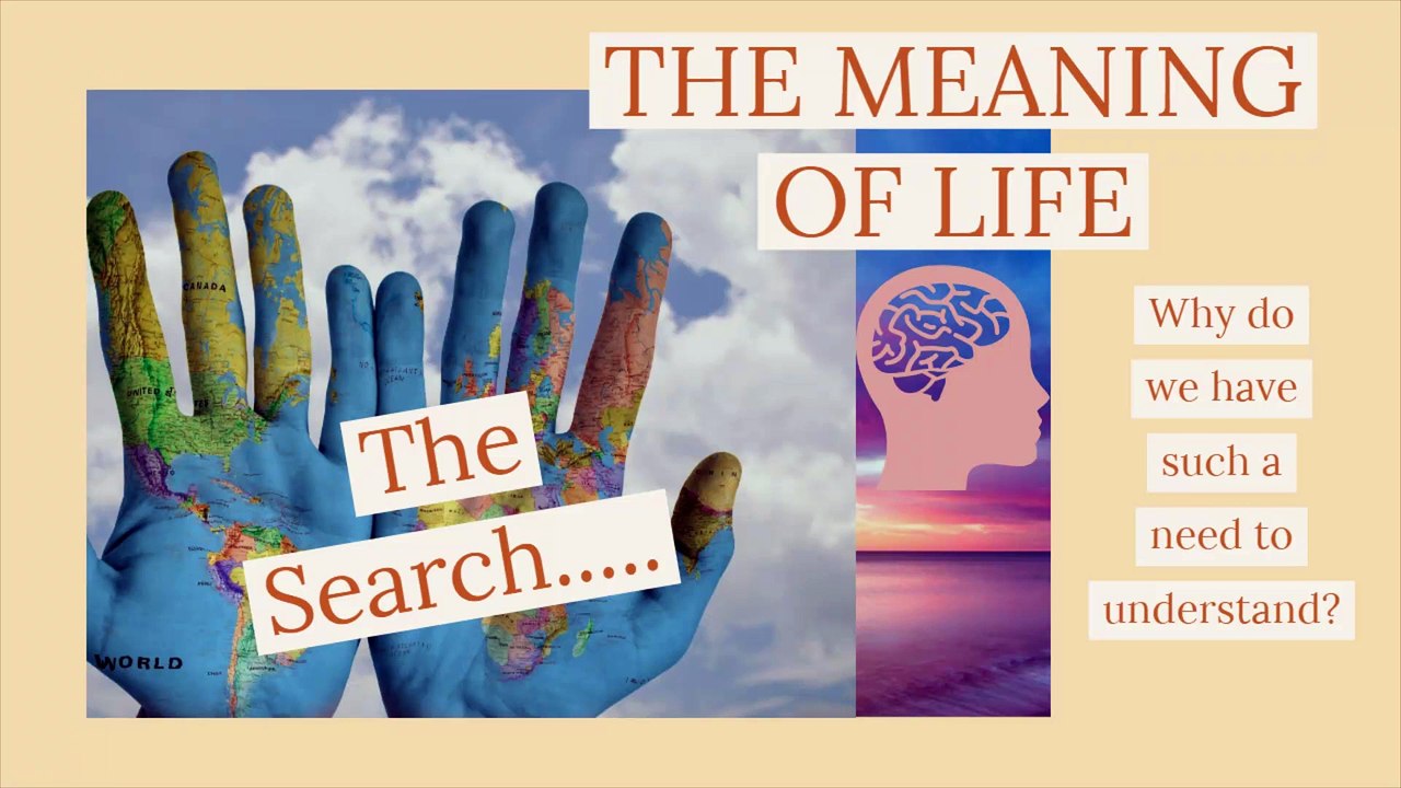 MEANING OF LIFE.....The Search