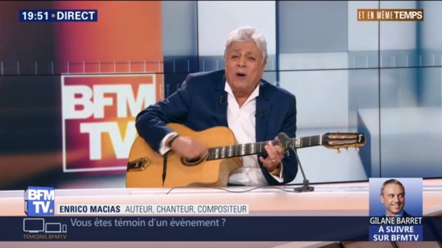 Enrico Macias interprète Le mendiant de l'amour dans Et en même temps