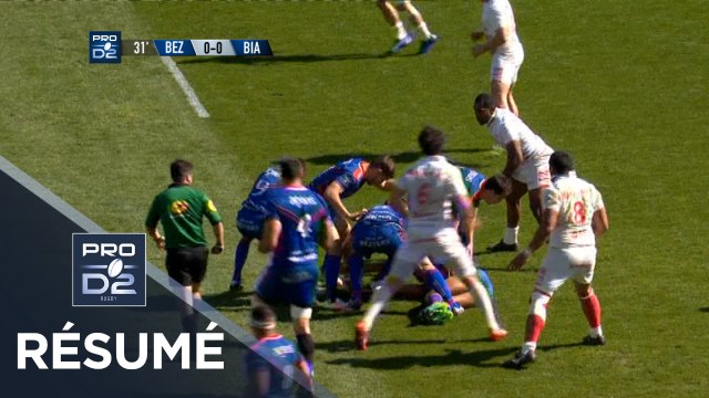 PRO D2 - Résumé Béziers-Biarritz: 12-23 - J25 - Saison 2018/2019