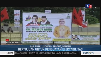 Jokowi Awali Kampanye Terbuka di Banten