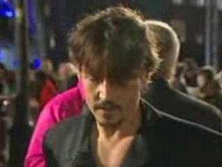 Johnny Depp- Tapis rouge Premiere ST Londres 10Janv. 2008