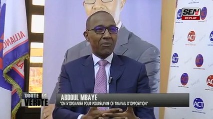 Toute la vérité avec Abdoul Mbaye
