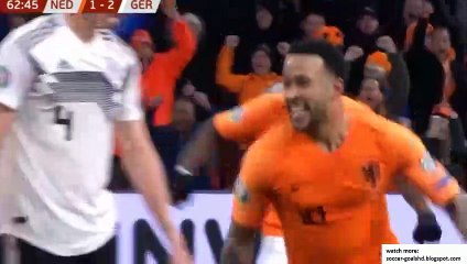 Memphis Depay Goal - Netherlands vs Germany 2-2 24/03/2019
