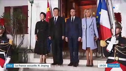 Nice : la France accueille le président chinois Xi Jinping