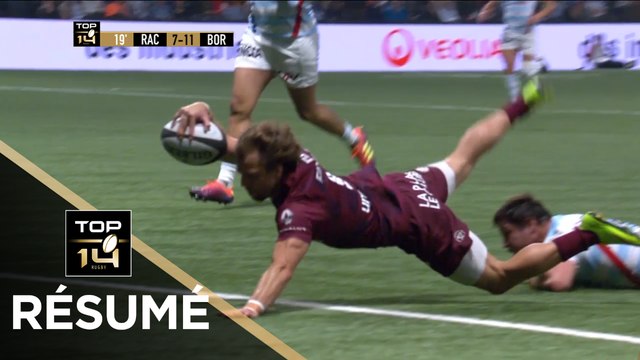 TOP 14 - Résumé Racing 92-Bordeaux-Bègles: 45-27 - J20 - Saison 2018/2019