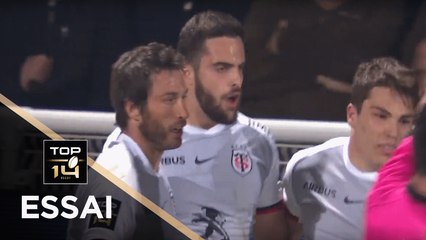 TOP 14 - Essai Lucas TAUZIN (ST) - La Rochelle - Toulouse - J20 - Saison 2018/2019