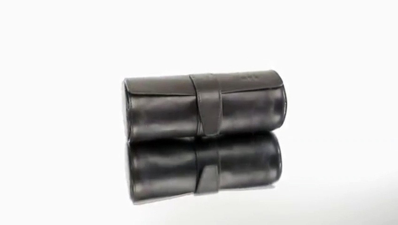Personalized Royce Grain Leather Deluxe Watch Roll