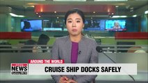 Cruise ship finally docks after terrifying ordeal at sea for passengers