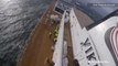 Watch as rescue helicopter airlifts cruise ship passengers