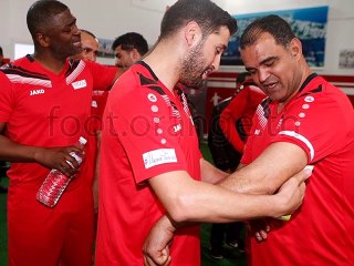 المقابلة التوديعية لكريم حقي بحضور منتخب 2004 ونجوم إفريقيا 01